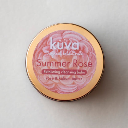 'Summer Rose' - Exfoliating Cleansing Balm - Rose & Kokum Butter - 50gms