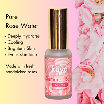 Summer Rose - Pure Rosewater - Face Mist - 30 ml