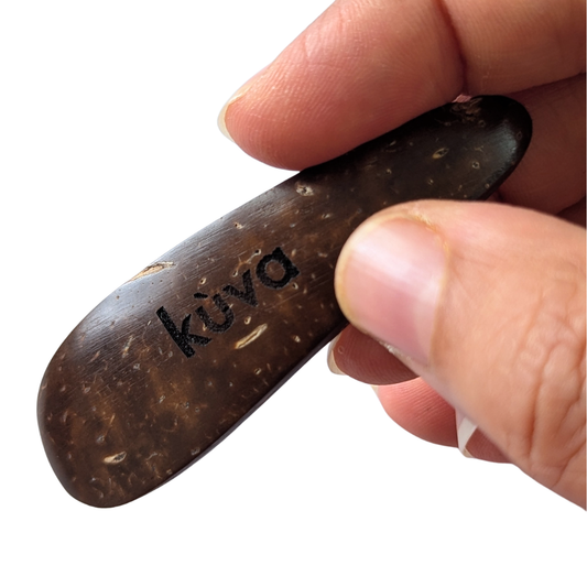 Coconut Shell Spoon Applicator